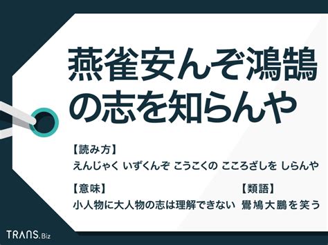 燕雀安知鴻鵠之志哉|燕雀（えんじゃく）安（いずく）んぞ鴻鵠（こうこ。